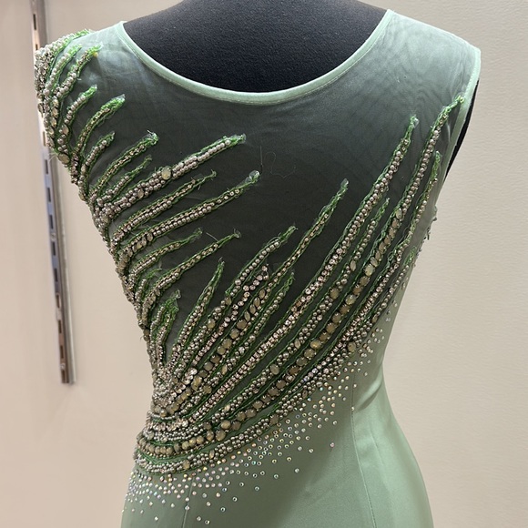 32467 Lara Green Prom Dress - Picture 8 of 8